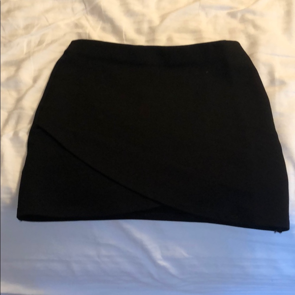 Top Shop Petite Black Wrap Skirt
